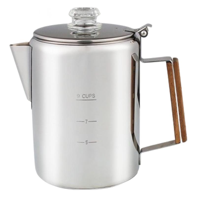 9 كوب دورق القهوة 1500 مللي ما - مراجعة Camp Percolator Coffee وسعره