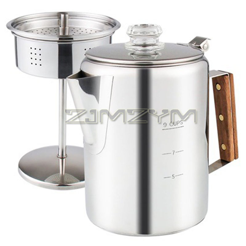 9 كوب دورق القهوة 1500 مللي ما - مراجعة Camp Percolator Coffee وسعره