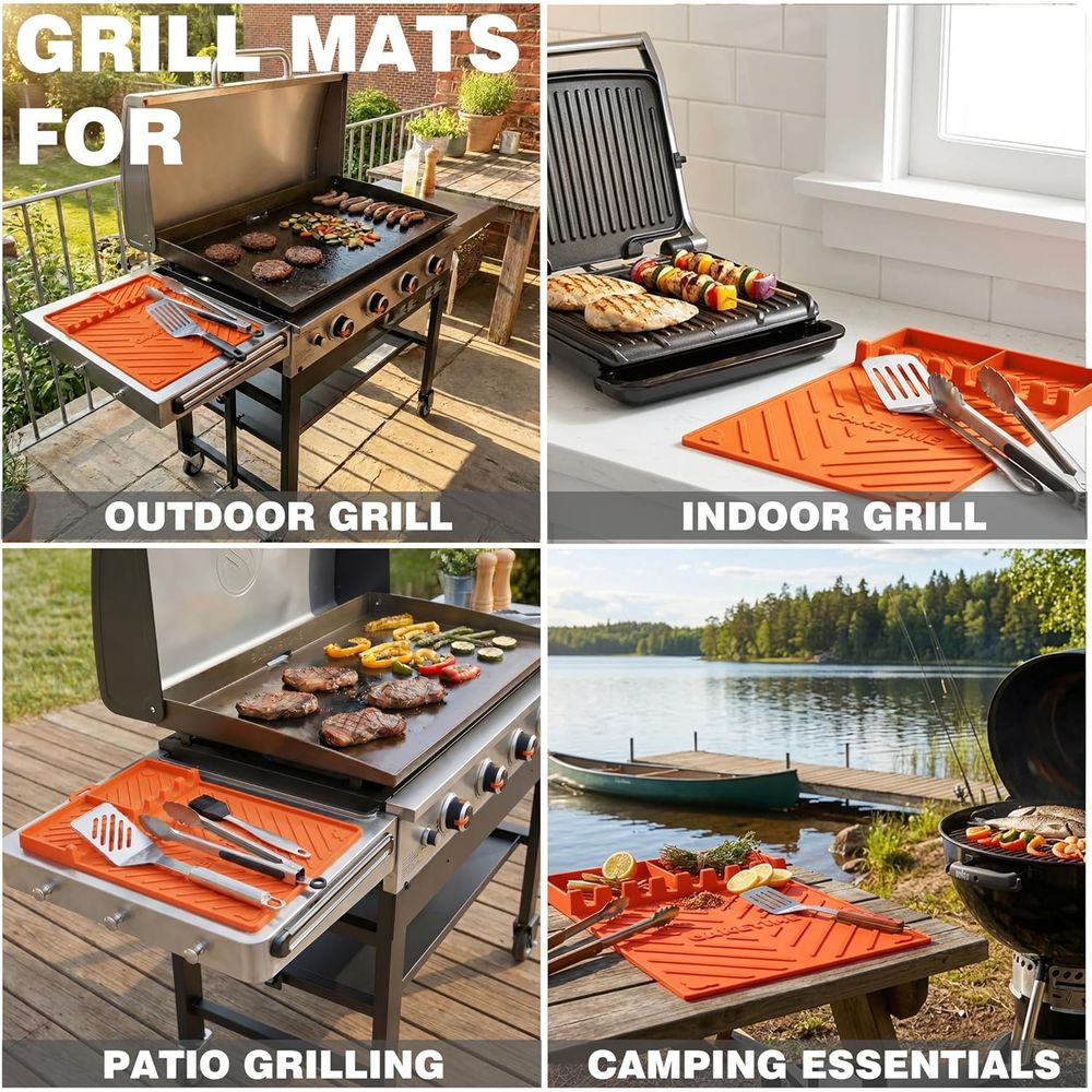 حصائر شواء سيليكون أو ملحقات ا - مراجعة Outdoor Camping Mat وسعره