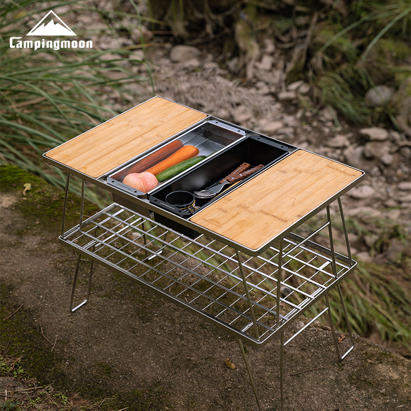 BKCK-11 304 صندوق أدوات مائدة  - مراجعة Outdoor Camping Sink وسعره