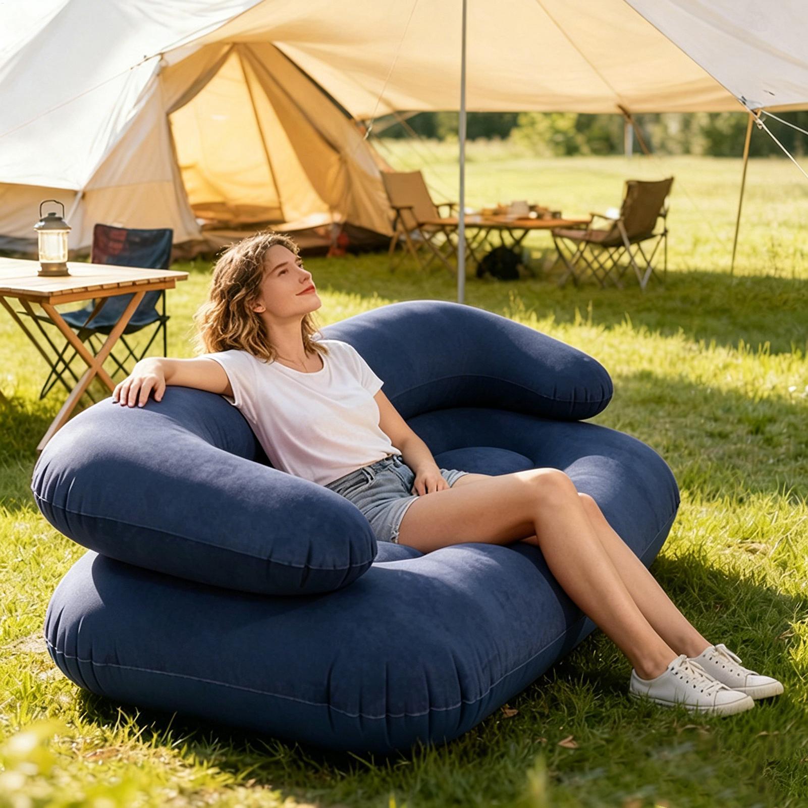 أريكة قابلة للنفخ للتخييم، أري - مراجعة Outdoor Camping Decke وسعره