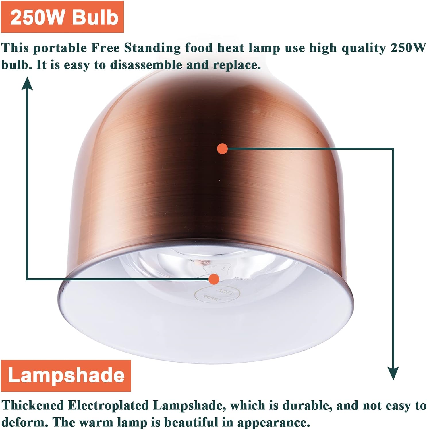 مصباح تسخين الطعام الفضي أحادي - مراجعة Headlamp وسعره