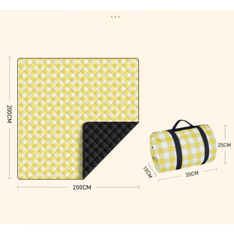 سجادة نزهة مقاومة للماء، سميكة - مراجعة Outdoor Camping Rug Waterproof وسعره