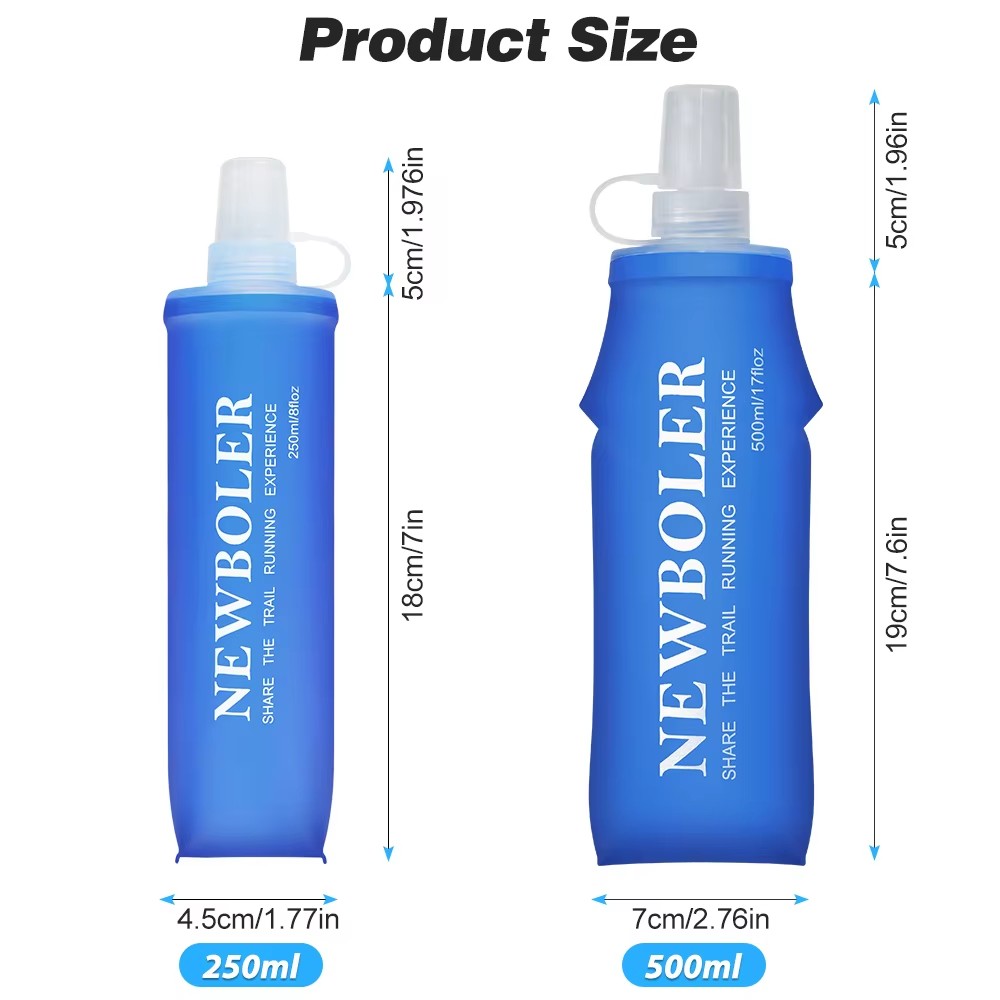 NEWBOLER 250 مللي/500 مللي في  - مراجعة Collapsible Water Bottle وسعره