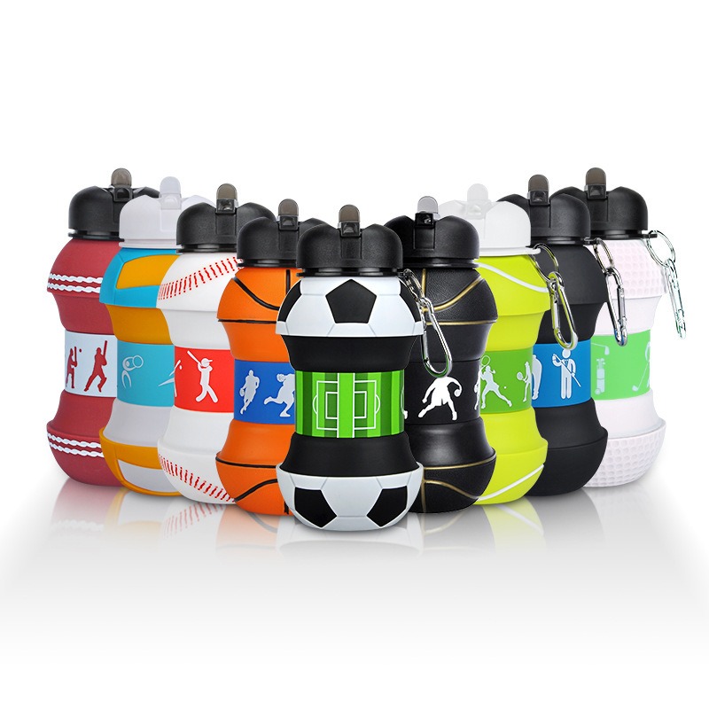 كوب سيليكون قابل للطي لكرة الق - مراجعة Collapsible Water Bottle وسعره